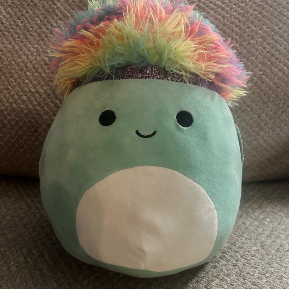 Squishmallows Squish-Doos Tyrus the teal dinosaur plush